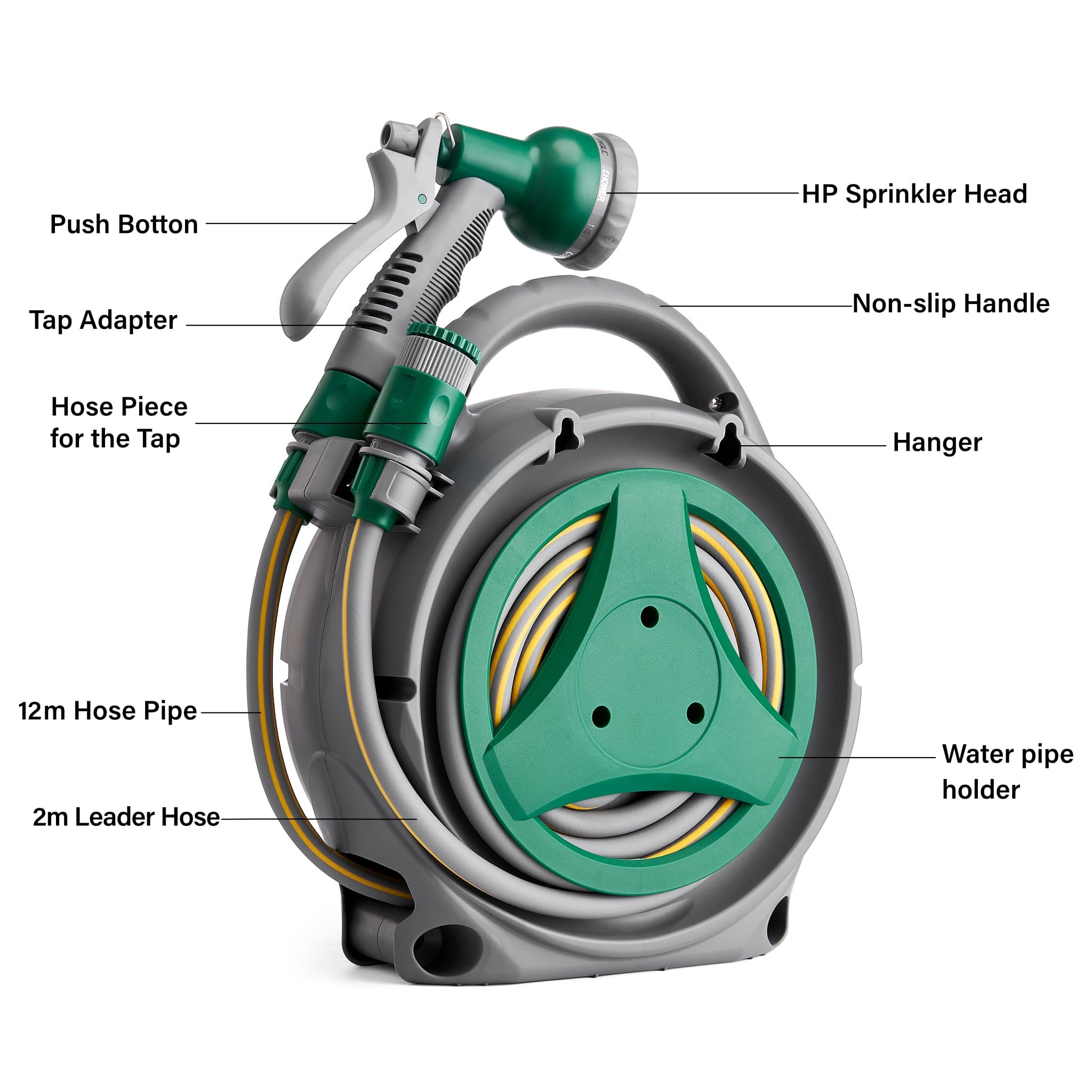 Greenera Garden Hose Pipe Reel 14M Water Pipe - Image 4
