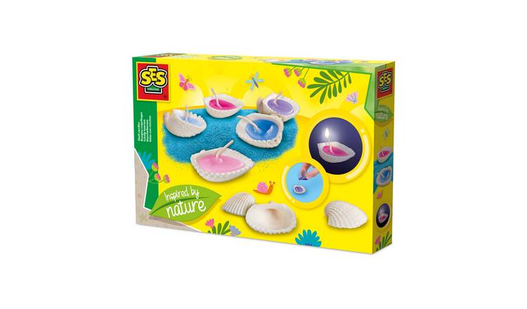 SES Creative Make Your Own Shell Candles Craft Set
