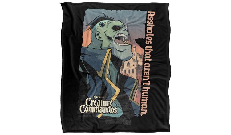 Creature Commandos Eric Frankenstein Blanket - 152cm x 127cm