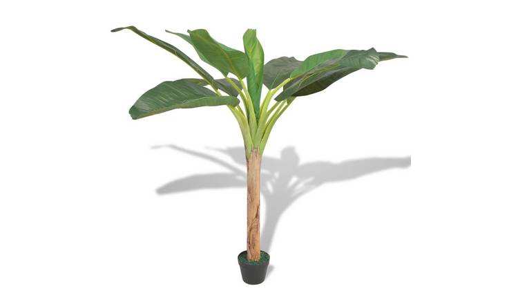 Walplus Artificial Banana Tree Plant with Pot - Green - 150 cm
