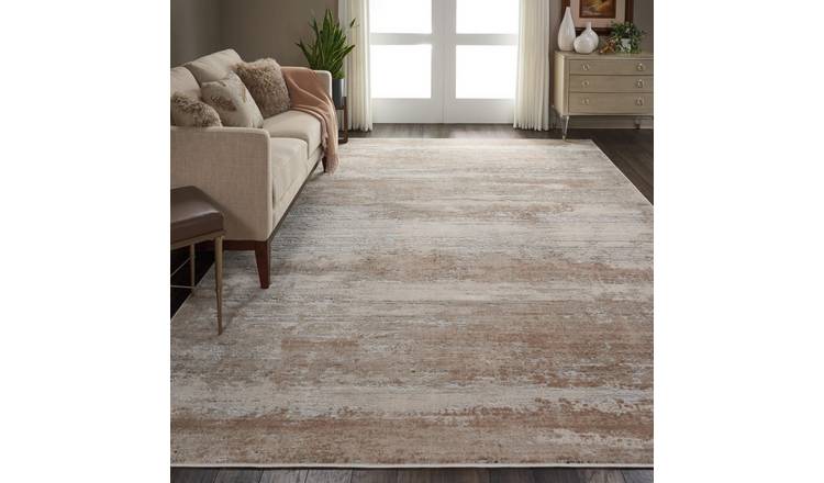 Mega Flooring Beige Modern Abstract Rug - 120 x 180cm