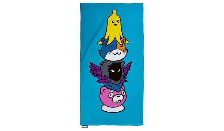 Fortnite Characters Blue Towel - 140cm x 70cm