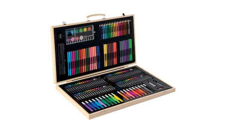 Totum Wooden Colouring Case 180 Piece Craft Set