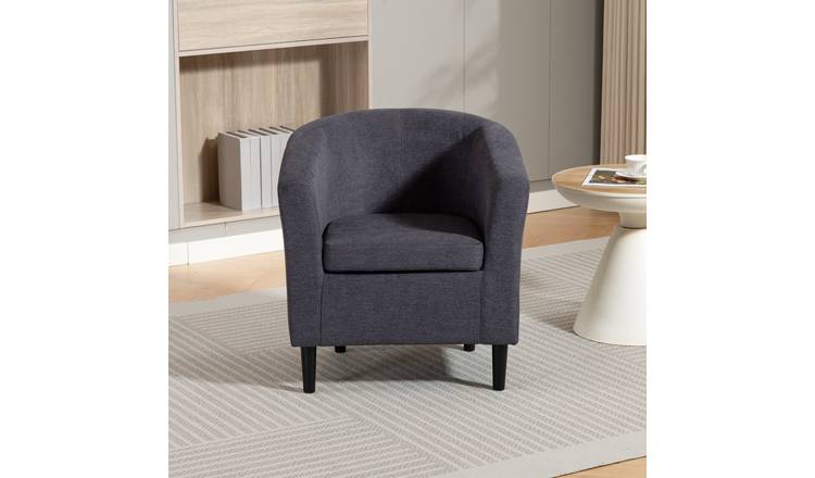 Artemis Home Beulah Fabric Accent Chair - Charcoal
