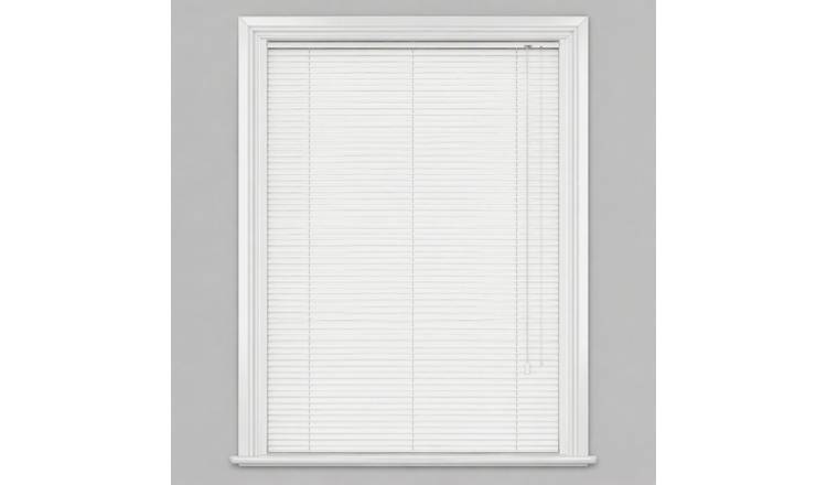 New Edge Blinds White Aluminium Venetian Blind 25mm Slats - 175cm x 152cm