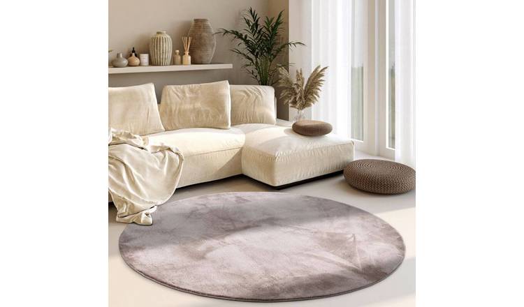 Villeroy & Boch Light Grey 1899 Leon Abstract Round Rug - 200cm