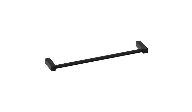 Cosmic Metric Towel Rail - Matt Black