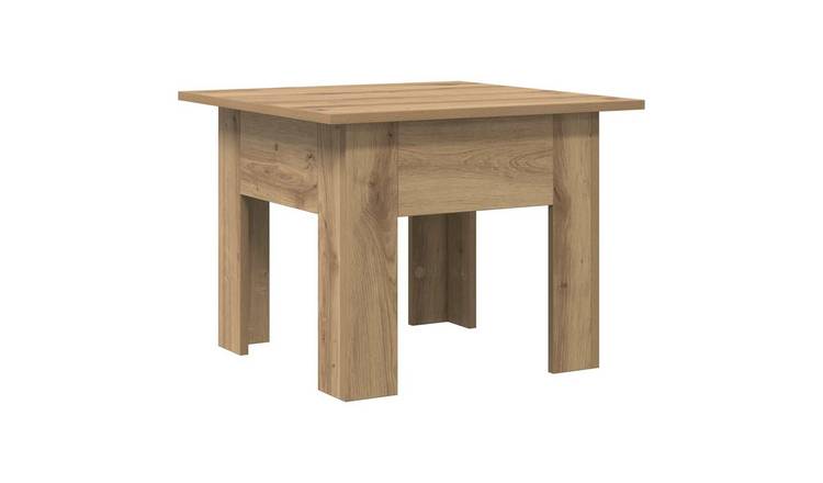 Walplus Engineered Wood Coffee Table - Artisan Oak - 55 x 55 x 42 cm