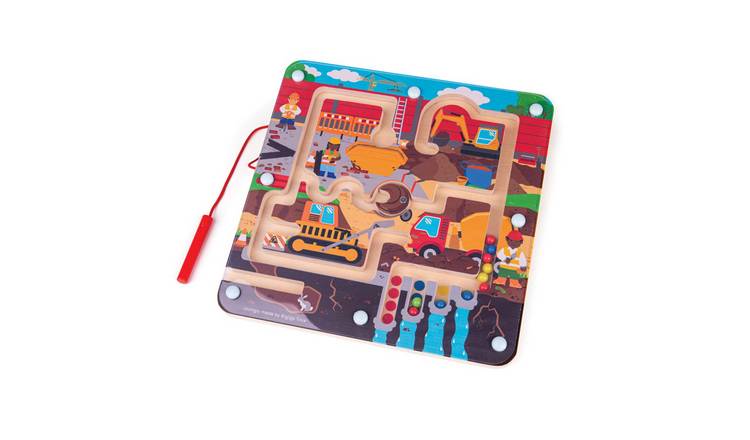 Bigjigs Toys Construction Maze Puzzle - 3 Years +