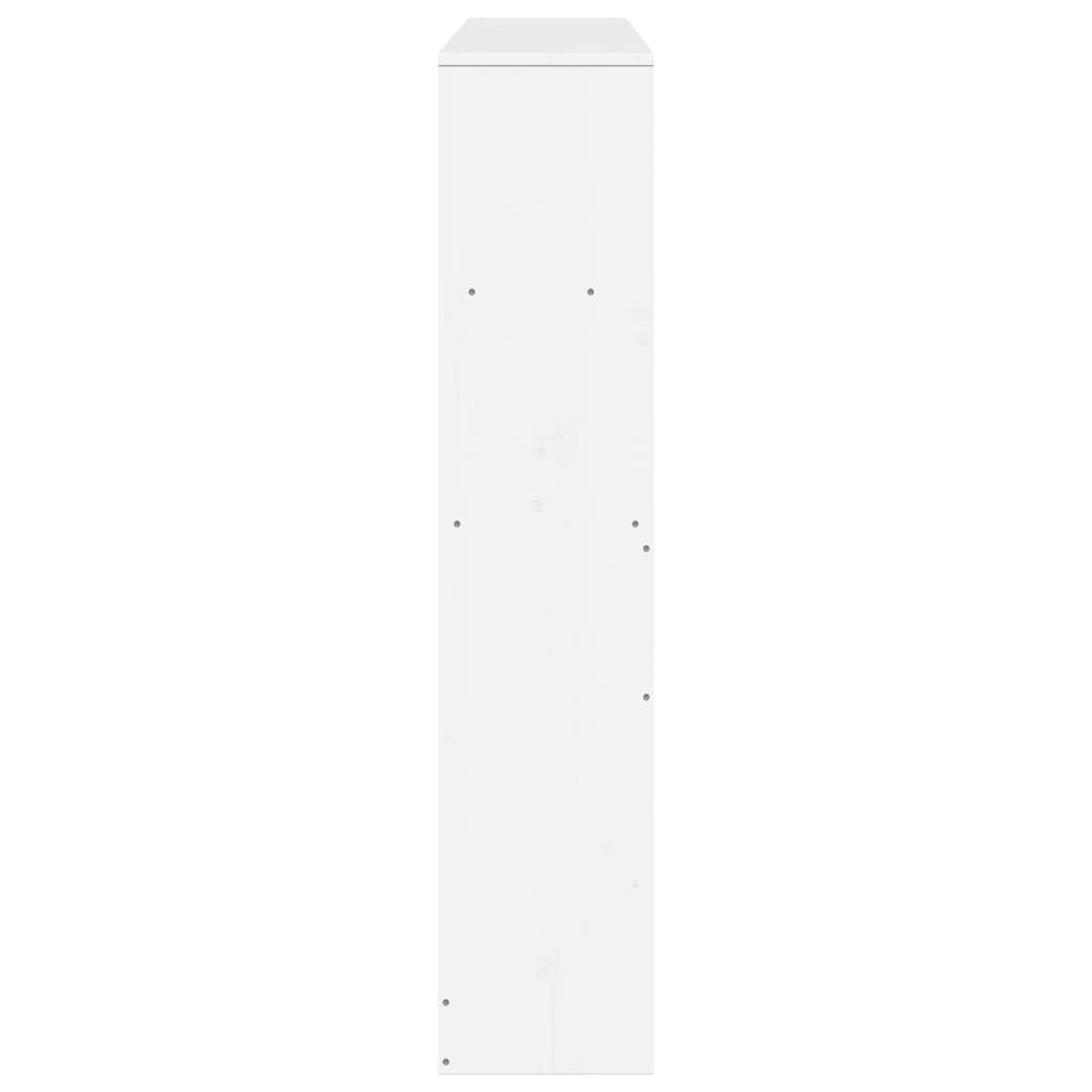 Walplus Pine Wood Headboard with Storage - White - 166 x 23 x 110 cm - Image 6