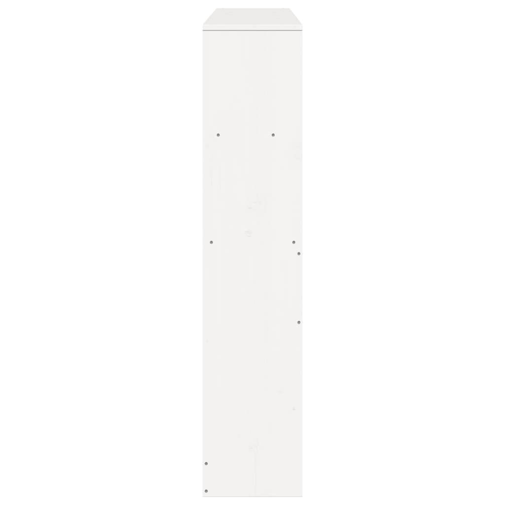 Walplus Pine Wood Headboard with Storage - White - 166 x 23 x 110 cm - Image 6
