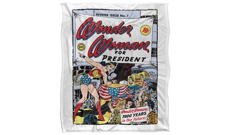 Wonder Woman For President Blanket - 152cm x 127cm