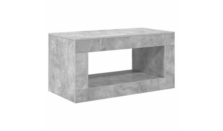Walplus Coffee Table - Concrete grey - 99.5 x 50 x 50 cm