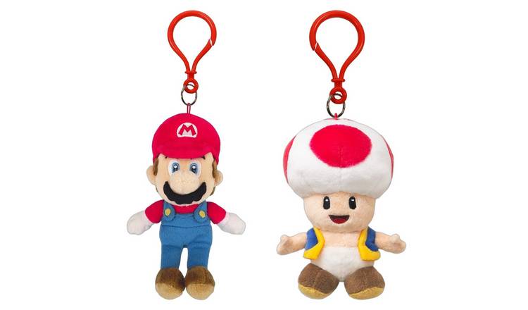 San-Ei Nintendo Super Mario and Toad Keychain Bundle