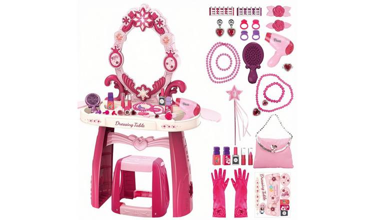 deAO Dressing Vanity Table Set - Pink