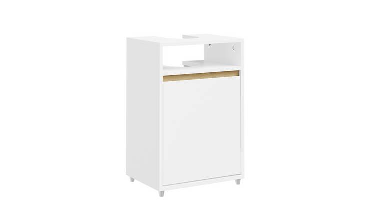 SoBuy 1 Shelf Storage Under Sink Cabinet - White