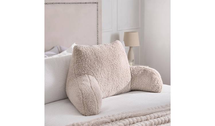 OHS Teddy Fleece Cuddle Cushion - Stone