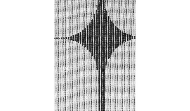 Hanse Home Black Indoor Outdoor Reversible Runner Rug - 80 x 250cm