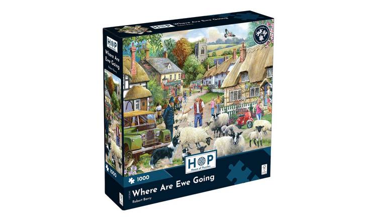 The House of Puzzles Where Are Ewe Going 1000 Piece Jigsaw Puzzle