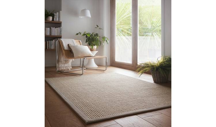 Mega Flooring Grey Modern Bordered Runner - 67 x 200cm