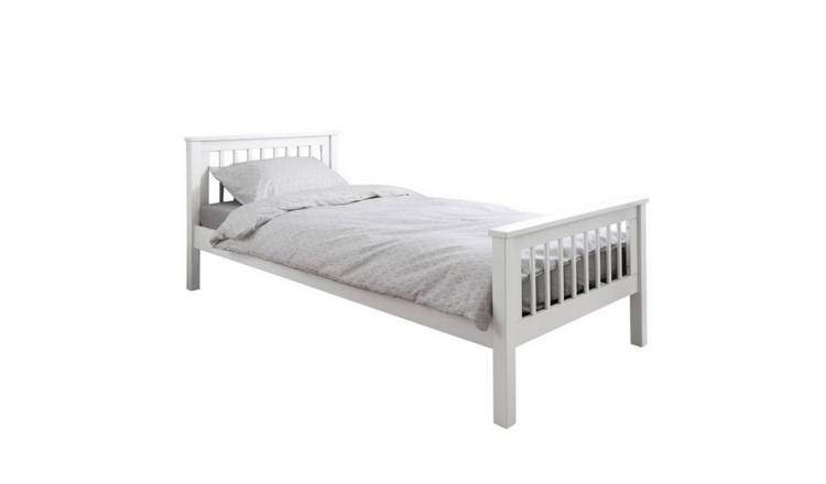 Noa & Nani Hampshire Single Bed Frame - White