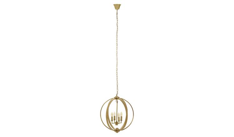 Orsina Censer Metal Pendant Light - Brass