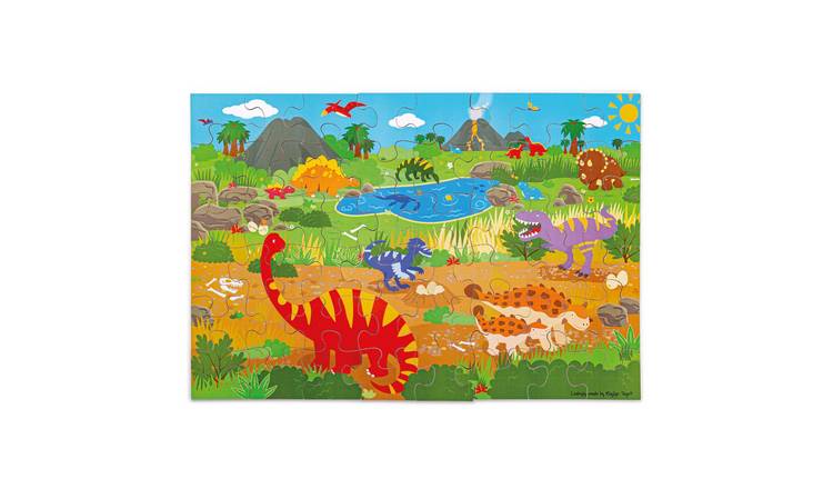 Bigjigs Toys Dawn of the Dinosaur Floor Puzzle - 2 Years +