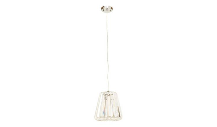 Orsina Kensington Townhouse Crystal Pendant Light - Silver