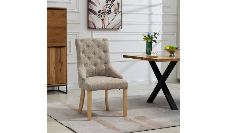 Artemis Home Ravenna Fabric Dining Chairs - Set Of 2 - Brown