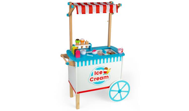 Bigjigs Toys Ice Cream Cart - 3 Years +