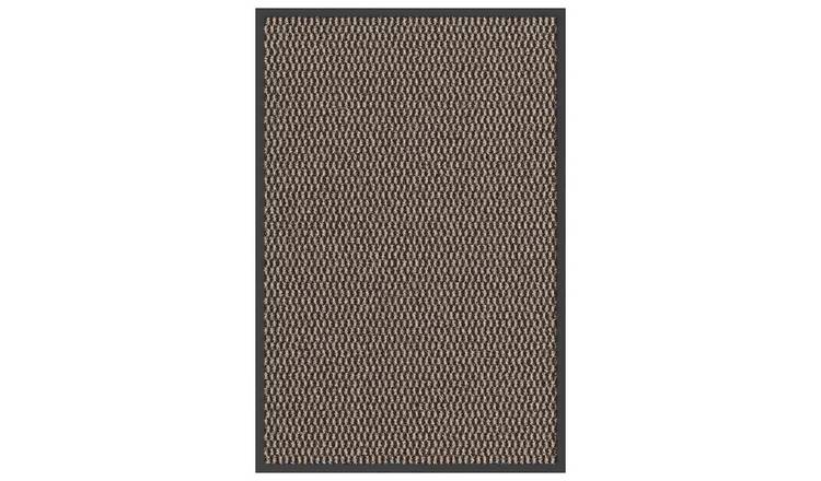 Walplus 5mm Thick Polypropylene Patterned Doormat - Brown - 60 x 90 cm