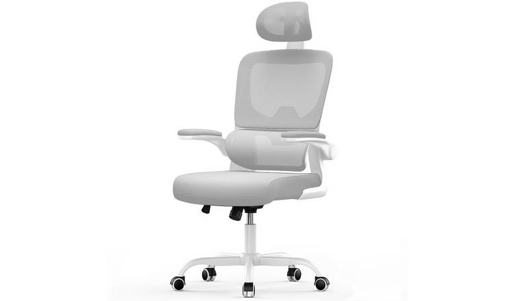Rattantree Ergonomic Mesh Office Chair with Rocking Function - Grey