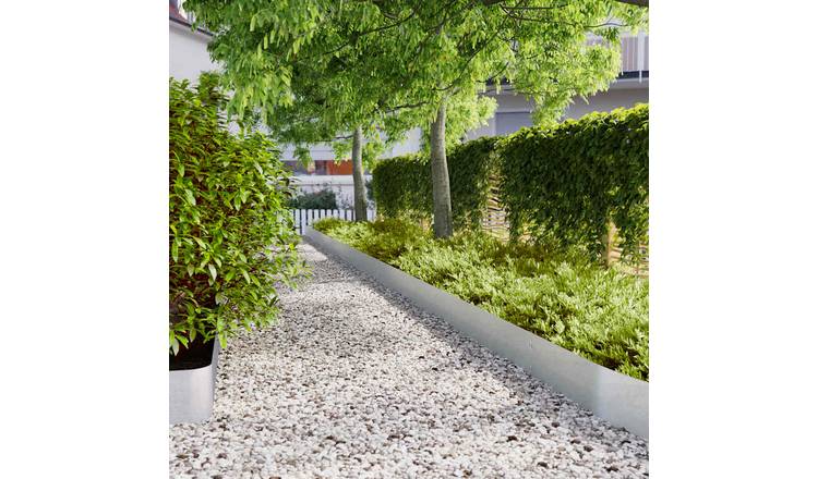Walplus Pack of 30 Galvanised Steel Lawn Edgings - 20 x 103 cm