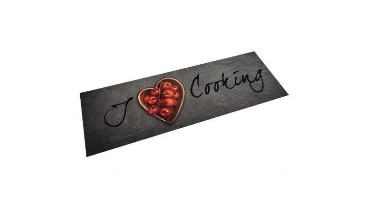 Walplus Cooking Text Kitchen Rug - 180 x 60 cm