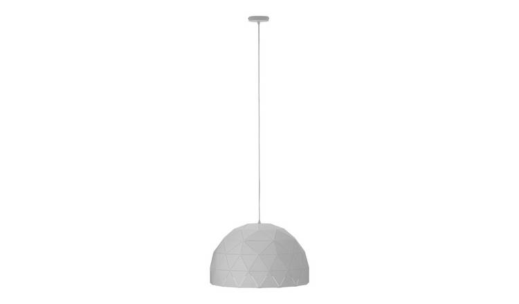 Orsina Mateo Large Dome Pendant Light - White