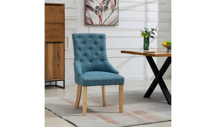 Artemis Home Ravenna Fabric Dining Chairs - Set Of 2 - Teal