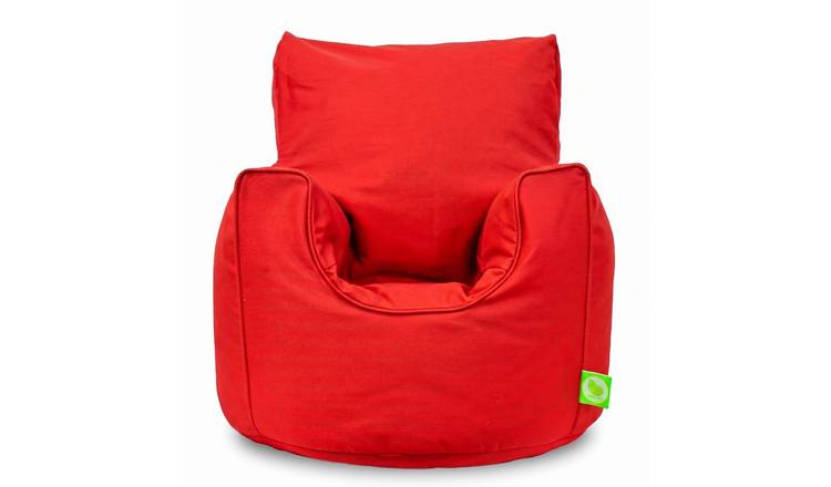 Bean Lazy Cotton Bean Bag Armchair Toddler Size Red