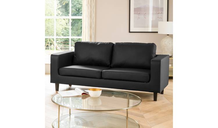 Artemis Home Monmouth 3 Seat Sofa - Black