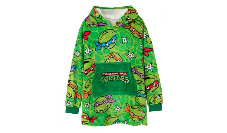 Teenage Mutant Ninja Turtles Kids Boys Blanket Hoodie - Green