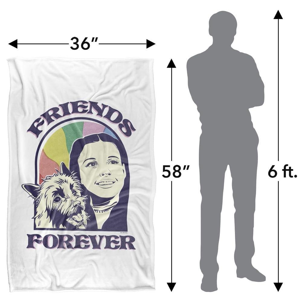 Wizard Of Oz Friends Forever Soft Touch Blanket - 152cm x 127cm - Image 4