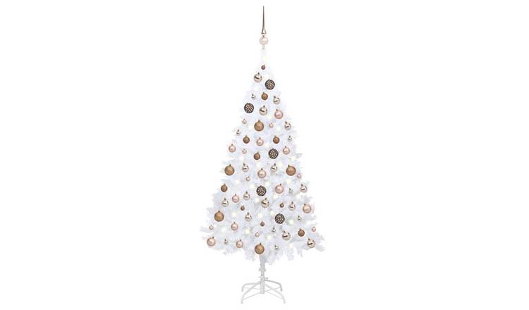 Walplus 150 LED String Lights Pre-lit Artificial Christmas Tree - White - 150 cm