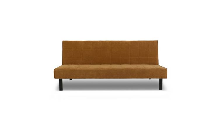 HomeGardenDirect Vittoria Click Clack Textured Linen Sofa Bed - Brown