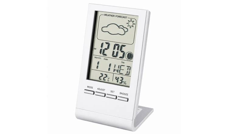 LA Style Desktop Weather Station Alarm Clock