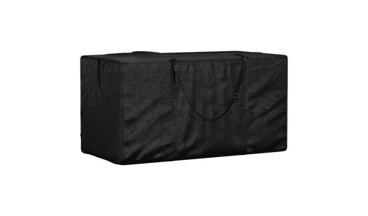 Walplus Polyethylene Garden Cushion Storage Bag - Black - 150 x 75 x 75 cm