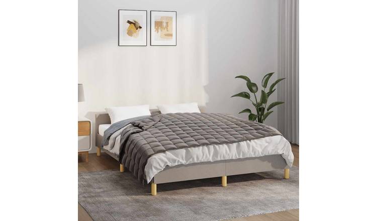 Walplus 5 kg Polyester Weighted Blanket - Grey - 120 x 180 cm