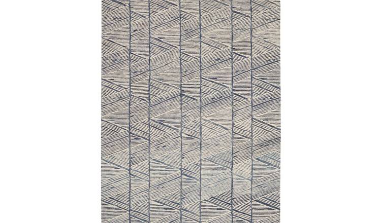 Mega Flooring Blue Handmade Abstract Rug - 236 x 297cm