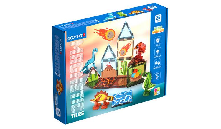 Geomag Magnetic Tiles Dino World - 25 Piece