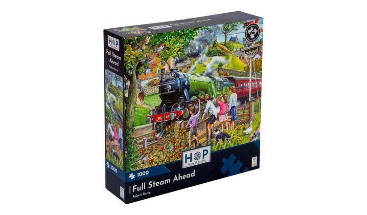 The House of Puzzles Full Steam Ahead 1000 Piece Jigsaw Puzzle