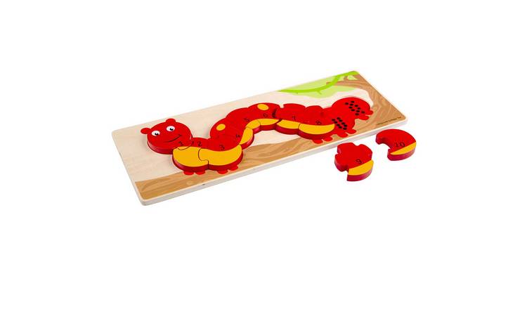Bigjigs Toys Caterpillar Number Puzzle - 2 Years +