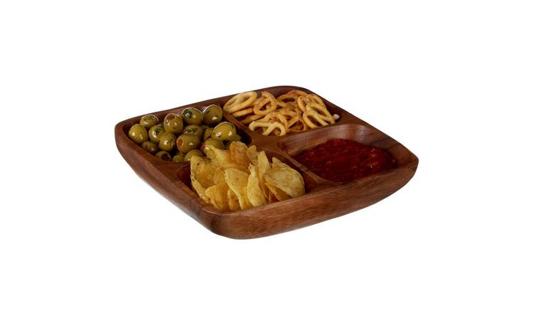 Orsina Kora Acacia Four Section Serving Dish